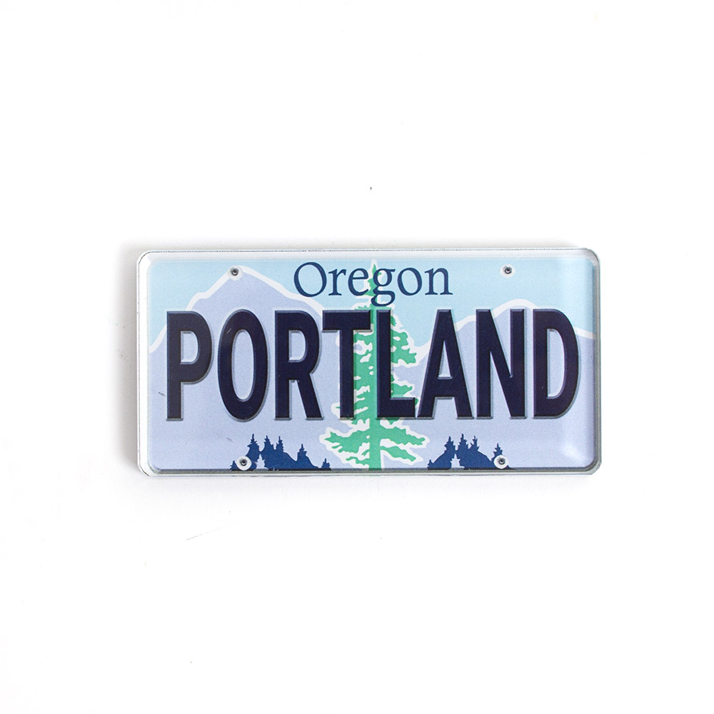 Morris Magnets, Acrylic Magnet, Oregon License Plate